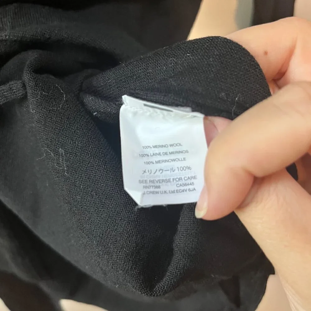 J. Crew Slide Slit 100% Merino Wool‎ Sweater- Size XS